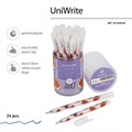 Ручка гелевая BRUNO VISCONTI "UniWrite", СИНЯЯ, "Fresh&fruity. Инжир", линия 0,4 мм, 20-0305/02 144183