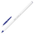 Ручка шариковая BIC "Cristal UP", СИНЯЯ, корпус белый, узел 1,2 мм, линия письма 0,35 мм, 949879 142916