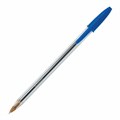 Ручка шариковая BIC "Cristal", СИНЯЯ, корпус прозрачный, узел 1 мм, линия письма 0,32 мм, 847898 140053