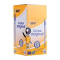 Ручка шариковая BIC "Cristal", СИНЯЯ, корпус прозрачный, узел 1 мм, линия письма 0,32 мм, 847898 140053