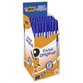 Ручка шариковая BIC "Cristal", СИНЯЯ, корпус прозрачный, узел 1 мм, линия письма 0,32 мм, 847898 140053
