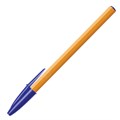 Ручка шариковая BIC "Orange", СИНЯЯ, корпус оранжевый, узел 0,8 мм, линия письма 0,3 мм, 8099221 140057