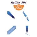 Ручка шариковая BIC "Round Stic", СИНЯЯ, корпус голубой, узел 1 мм, линия письма 0,32 мм, С ШТРИХКОДОМ, 934598 143977