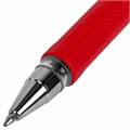 Ручка шариковая BRAUBERG "BP-GT", КРАСНАЯ, корпус прозрачный, евронаконечник 0,7 мм, линия письма 0,35 мм, 144007 144007