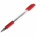 Ручка шариковая BRAUBERG "BP-GT", КРАСНАЯ, корпус прозрачный, евронаконечник 0,7 мм, линия письма 0,35 мм, 144007 144007