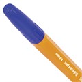 Ручка шариковая BRAUBERG "Carina Orange", СИНЯЯ, корпус оранжевый, узел 1 мм, линия письма 0,5 мм, 141668 141668