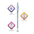 Ручка шариковая BRAUBERG "i-STICK" СИНЯЯ, пишущий узел 0,7 мм, линия письма 0,35 мм, 143442 143442