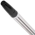 Ручка шариковая BRAUBERG "Line", ЧЕРНАЯ, корпус прозрачный, узел 1 мм, линия письма 0,5 мм, 141098 141098