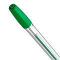 Ручка шариковая BRAUBERG "M-500 CLASSIC", ЗЕЛЕНАЯ, корпус прозрачный, узел 0,7 мм, линия письма 0,35 мм, 143447 143447