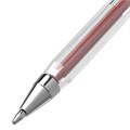 Ручка шариковая BRAUBERG "M-500 CLASSIC", КРАСНАЯ, корпус прозрачный, узел 0,7 мм, линия письма 0,35 мм, 143446 143446