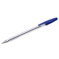 Ручка шариковая BRAUBERG "M-500 CLASSIC", СИНЯЯ, корпус прозрачный, узел 0,7 мм, линия письма 0,35 мм, 143444 143444