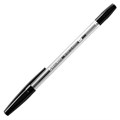 Ручка шариковая BRAUBERG "M-500 CLASSIC", ЧЕРНАЯ, корпус прозрачный, узел 0,7 мм, линия письма 0,35 мм, 143445 143445