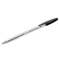 Ручка шариковая BRAUBERG "M-500 CLASSIC", ЧЕРНАЯ, корпус прозрачный, узел 0,7 мм, линия письма 0,35 мм, 143445 143445