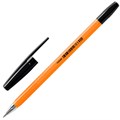 Ручка шариковая BRAUBERG "M-500 ORANGE", ЧЕРНАЯ, корпус оранжевый, узел 0,7 мм, линия письма 0,35 мм, 143449 143449