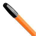 Ручка шариковая BRAUBERG "M-500 ORANGE", ЧЕРНАЯ, корпус оранжевый, узел 0,7 мм, линия письма 0,35 мм, 143449 143449