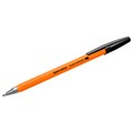Ручка шариковая BRAUBERG "M-500 ORANGE", ЧЕРНАЯ, корпус оранжевый, узел 0,7 мм, линия письма 0,35 мм, 143449 143449