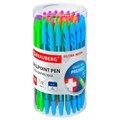 Ручка шариковая BRAUBERG "ULTRA NEON", СИНЯЯ, узел 0,7 мм, чернила ГЕРМАНИЯ, наконечник ШВЕЙЦАРИЯ, 143566 143566