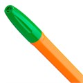 Ручка шариковая BRAUBERG "ULTRA ORANGE", ЗЕЛЕНАЯ, узел 0,7 мм, чернила ГЕРМАНИЯ, наконечник ШВЕЙЦАРИЯ, 143565 143565