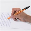 Ручка шариковая BRAUBERG "ULTRA ORANGE", ЧЕРНАЯ, узел 0,7 мм, чернила ГЕРМАНИЯ, наконечник ШВЕЙЦАРИЯ, 143563 143563