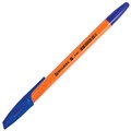 Ручка шариковая BRAUBERG "X-333 Orange", СИНЯЯ, корпус оранжевый, узел 0,7 мм, линия письма 0,35 мм, 142409 142409