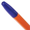 Ручка шариковая BRAUBERG "X-333 Orange", СИНЯЯ, корпус оранжевый, узел 0,7 мм, линия письма 0,35 мм, 142409 142409