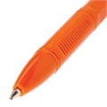 Ручка шариковая BRAUBERG "X-333 Orange", ЧЕРНАЯ, корпус оранжевый, узел 0,7 мм, линия письма 0,35 мм, 142410 142410