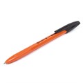 Ручка шариковая BRAUBERG "X-333 Orange", ЧЕРНАЯ, корпус оранжевый, узел 0,7 мм, линия письма 0,35 мм, 142410 142410