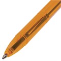 Ручка шариковая BRAUBERG "X-333" AMBER, СИНЯЯ, корпус тонированный оранжевый, узел 0,7 мм, линия письма 0,35 мм, 142832 142832