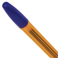 Ручка шариковая BRAUBERG "X-333" AMBER, СИНЯЯ, корпус тонированный оранжевый, узел 0,7 мм, линия письма 0,35 мм, 142832 142832