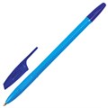 Ручка шариковая BRAUBERG "X-333" NEON SOLID, СИНЯЯ, корпус ассорти, узел 0,7 мм, линия письма 0,35 мм, 142831 142831