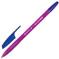 Ручка шариковая BRAUBERG "X-333" NEON SOLID, СИНЯЯ, корпус ассорти, узел 0,7 мм, линия письма 0,35 мм, 142831 142831