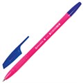 Ручка шариковая BRAUBERG "X-333" NEON SOLID, СИНЯЯ, корпус ассорти, узел 0,7 мм, линия письма 0,35 мм, 142831 142831