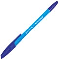 Ручка шариковая BRAUBERG "X-333" NEON SOLID, СИНЯЯ, корпус ассорти, узел 0,7 мм, линия письма 0,35 мм, 142831 142831