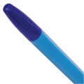 Ручка шариковая BRAUBERG "X-333" NEON SOLID, СИНЯЯ, корпус ассорти, узел 0,7 мм, линия письма 0,35 мм, 142831 142831