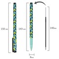 Ручка шариковая BRAUBERG SOFT TOUCH GRIP "CITRUS", СИНЯЯ, мягкое покрытие, узел 0,7 мм, 143717 143717