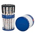 Ручка шариковая BRAUBERG SOFT TOUCH GRIP "CONFETTI", СИНЯЯ, мягкое покрытие, узел 0,7 мм, 143723 143723