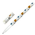Ручка шариковая BRAUBERG SOFT TOUCH GRIP "DOTS", СИНЯЯ, мягкое покрытие, ассорти, узел 0,7 мм, 143722 143722
