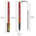 Ручка шариковая BRAUBERG SOFT TOUCH GRIP "GRADE NEON", СИНЯЯ, мягкое покрытие, ассорти, узел 0,7 мм, 143710 143710