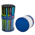 Ручка шариковая BRAUBERG SOFT TOUCH GRIP "GRADE NEON", СИНЯЯ, мягкое покрытие, ассорти, узел 0,7 мм, 143710 143710