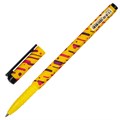 Ручка шариковая BRAUBERG SOFT TOUCH GRIP "LINES", СИНЯЯ, мягкое покрытие, узел 0,7 мм, 143724 143724