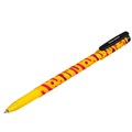 Ручка шариковая BRAUBERG SOFT TOUCH GRIP "LINES", СИНЯЯ, мягкое покрытие, узел 0,7 мм, 143724 143724