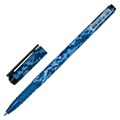 Ручка шариковая BRAUBERG SOFT TOUCH GRIP "MILITARY", СИНЯЯ, мягкое покрытие, узел 0,7 мм, 143713 143713