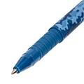 Ручка шариковая BRAUBERG SOFT TOUCH GRIP "MILITARY", СИНЯЯ, мягкое покрытие, узел 0,7 мм, 143713 143713
