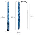 Ручка шариковая BRAUBERG SOFT TOUCH GRIP "MILITARY", СИНЯЯ, мягкое покрытие, узел 0,7 мм, 143713 143713