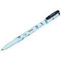 Ручка шариковая BRAUBERG SOFT TOUCH GRIP "NAVY", СИНЯЯ, мягкое покрытие, узел 0,7 мм, 143725 143725