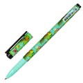 Ручка шариковая BRAUBERG SOFT TOUCH GRIP "PINEAPPLE", СИНЯЯ, мягкое покрытие, узел 0,7 мм, 143718 143718