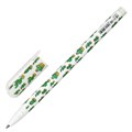 Ручка шариковая BRAUBERG SOFT TOUCH STICK "CACTUS", СИНЯЯ, мягкое покрытие, узел 0,7 мм, 143707 143707