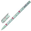 Ручка шариковая BRAUBERG SOFT TOUCH STICK "FLAMINGO", СИНЯЯ, мягкое покрытие, узел 0,7 мм, 143705 143705