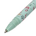 Ручка шариковая BRAUBERG SOFT TOUCH STICK "FLAMINGO", СИНЯЯ, мягкое покрытие, узел 0,7 мм, 143705 143705