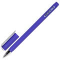 Ручка шариковая BRAUBERG SOFT TOUCH STICK "METALLIC", СИНЯЯ, мягкое покрытие, корпус ассорти, узел 0,7 мм, 143699 143699